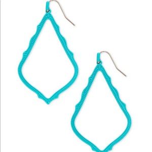Kendra Scott matte metal drops.
